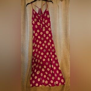 Vince Camuto Tropic Heat Fuchsia Fury Flower Patterned Dress XS